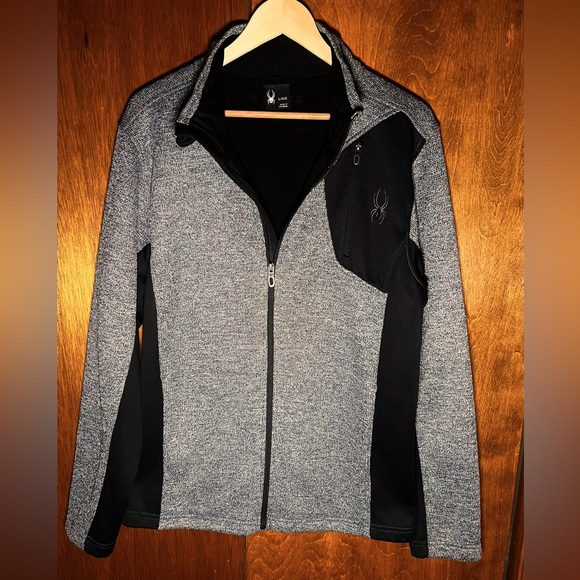 Men’s Size L Spider Full Zip Jacket - Like New - Picture 5 of 11